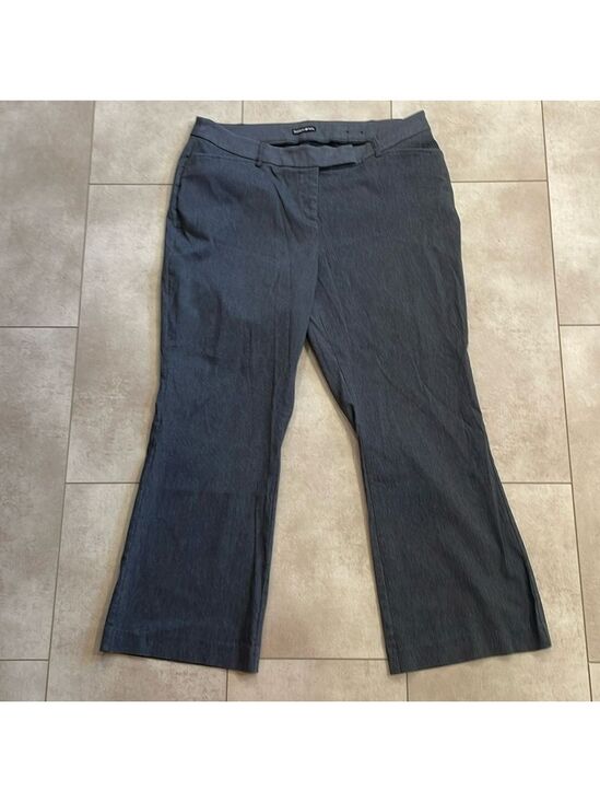 Fashion Bug Pants - Fashion Bug, Woman’s Dress Pants, Sz 18WP, Dark Grey, boot cut